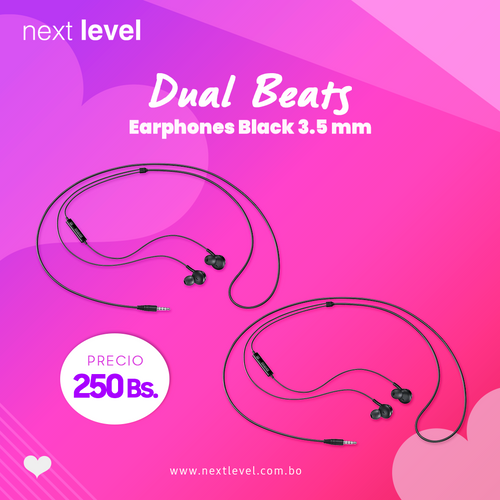 Earphones Black 3.5 mm SKU: EO-IA500BBEGWW