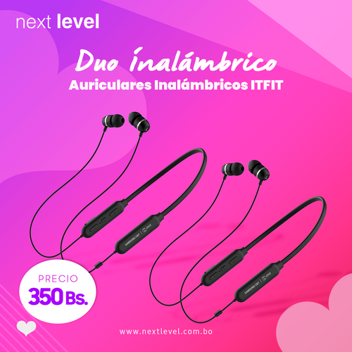 Auriculares inalámbricos ITFIT SKU: GP-OAU019SABBW