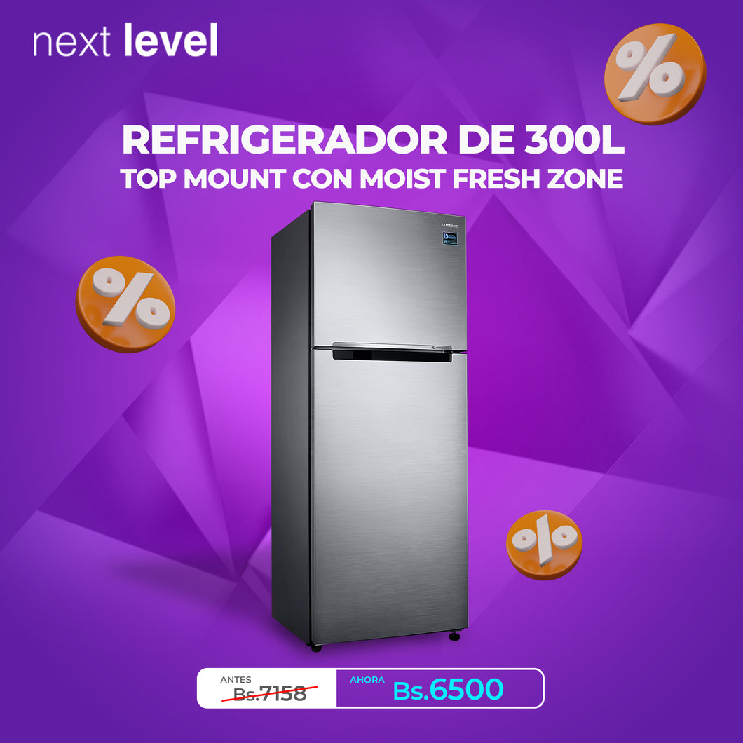 Refrigerador de 300L Top Mount con Moist Fresh Zone SKU: RT29K500JS8