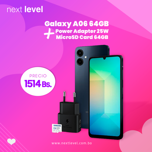 Galaxy A06 (64GB) SKU: SM-A065MZKGBVO