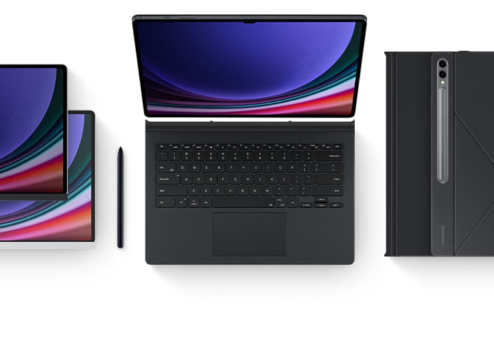 Androidタブレットアクセサリー Galaxy Tab S9 UltraBook Cover Keyboard Book Cover Keyboard Tab S9 Ultra SKU: EF-DX915UBEGWW – NEXT LEVEL