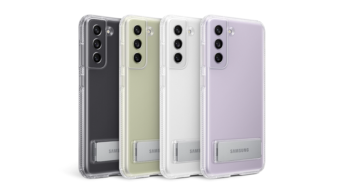 Funda Samsung Galaxy S21 Fe Original Clear Standing Cover Transparente con  Ofertas en Carrefour