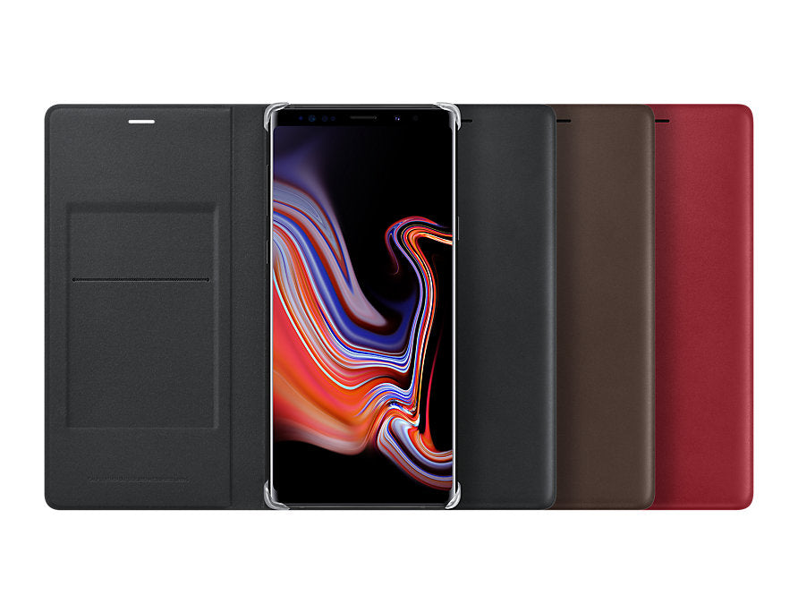 Leather Wallet Cover (Galaxy Note 9)